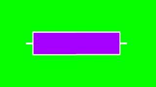 Coloured Rectangle Title Animation Green Screen