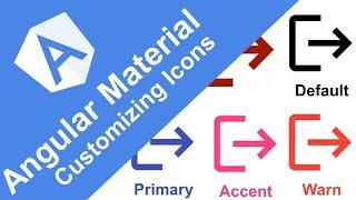 Angular Material - 9 - Customizing the icons