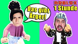 1 STUNDE STRESS MIT FAMILIE WOLKE! Wenn Baby Kaan und Mama Dania sich streiten...[Roblox Deutsch]