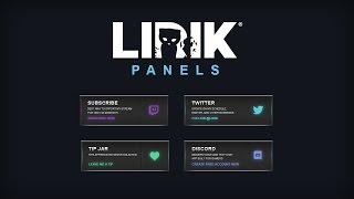 Free Twitch Lirik Panels - LIRIK - PSD - Free Download