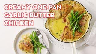 10-minute garlic butter chicken! | taste.com.au