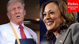 JUST IN: Trump Sends Kamala Harris A Message On Her 60th Birthday During McDonald's Visit