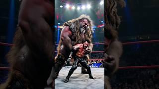 Heavyweight wrestler versus monster! #wwe