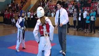 37kg Cigdem Simsek - Oznur Guven (37kg 1st Final Turkish cadet nationality team electins 2011)