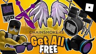 [Event] How to get ALL ITEMS in The Chainsmokers Concert Event Roblox (Festival Tycoon Experience)