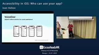 Accessibility in iOS: Who can use your app? | Ivan Velkov | CocoaHeadsMK