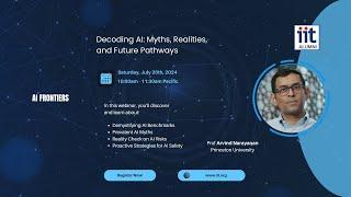 PanIIT USA AI Frontiers: Decoding AI: Myths, Realities and Future Pathways