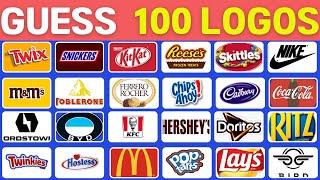 Guess the100 Logos Test Your Knowledge and Discover Fun Brands" #LogoChallenge #GuessThe Logo