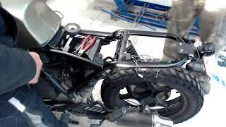 BMW  K100 - seat & rear frame construction - final part