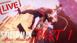 FIRST 2021 STREAM | Spiderman Miles Morales PART 1 LIVE STREAM