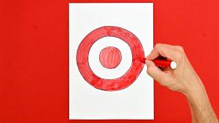 How to draw Target Logo