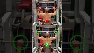 "Top Barbell Shoulder Press Mistakes & How to Correct Them!"#shorts #fitneess #gym