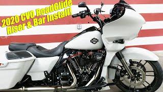 Project 2020 Harley Davidson CVO Road Glide with Thrashin Riser & Bar Install