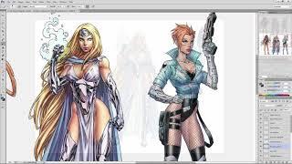 Comic Book Character Creation by Clayton Barton