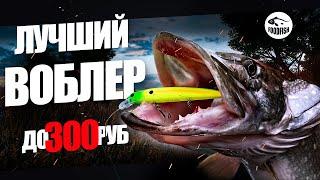  Лучший воблер на щуку до 300 руб. Самый результативный воблер по итогам сезона. Обзор!!! 