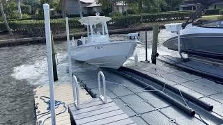 Deluxe Drive On Floating Boat Dock From Gulf Stream Docks