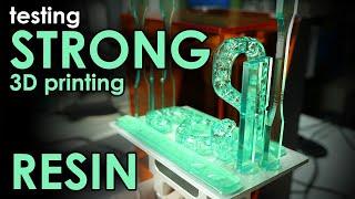 STRONG parts from a Resin 3D Printer? Testing TOUGH Engineering Resin!