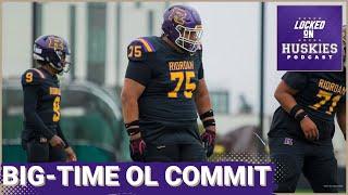 Massive Three-Star OL Peter Langi Chooses Washington | Washington Huskies Podcast