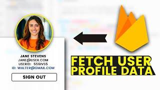 Fetch User Profile Data from Firebase and Display on Webpage   Firebase Web Authentication 2024