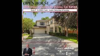 4008 Mount Vernon Pl, Dublin, CA 94568  - Open Houses