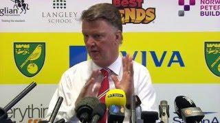 LvG Thanks Journalists For Not Asking Him About Man United sack