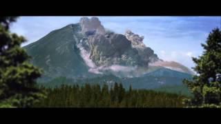 Mt St  Helens blast and landslide recreation mov