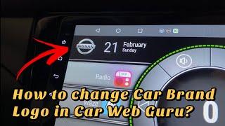 How to change Car Brand Logo in Car Web Guru Launcher?