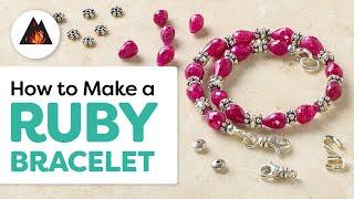 DIY Ruby Jewelry | Simple Bracelet Idea