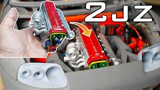 Part 16 / 3d printed fully detailed 2JZ  engine for supra