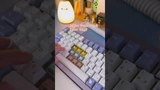 Akko Linear Switches Sound test Pt.1 🩵🩷 #akko #linearswitches #me #mechanicalkeyboard #asmr