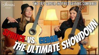SPRUCE vs CEDAR Showdown!  1917 Garcia-Inspired Guitars Compared | Deals of the Month