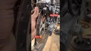 Rear disc brake pads change‍