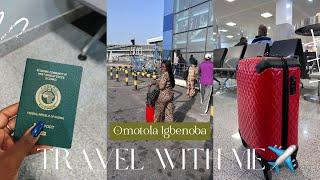 TRAVEL VLOG: GETTING READY TO LEAVE NIGERIA ||OMOTOLA IGBENOBA