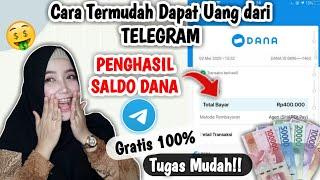 Cara Dapat Uang dari Telegram || Aplikasi Penghasil Uang Terbaru 2021