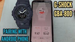 How To Pairing With Android and iPhone G-Shock GBA-800 Bluetooth Connection Watch | SolimBD