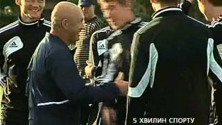 Николай Павлов и футболисты Ворсклы. Встреча 29.09.2012