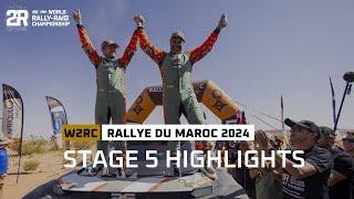 Stage 5 Highlights - Rallye du Maroc 2024 #W2RC