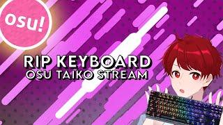 Playing osu! Taiko