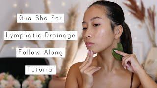 Gua Sha For Lymphatic Drainage - Follow Along Tutorial