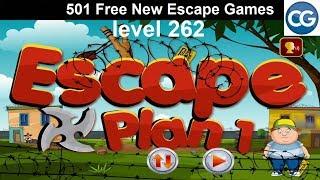 [Walkthrough] 501 Free New Escape Games level 262 - Escape plan 1 - Complete Game