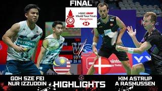 MATCH FINAL | GOH S F/N IZZUDDIN (MAS) vs K ASTRUP/A RASMUSSEN (DEN)[MD] HBWTF 2024 Badminton