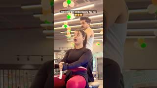 It was so embarrassing  #gym #gymgirl #funny #memes #comedy #trending #ytshorts #fitness #couple