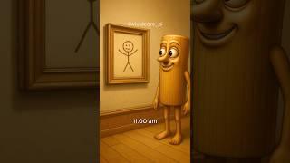 Tung Tung Tung Sahur’s painting routine. #brainrot #tungtungtungsahur #sahur #ai #morningroutine
