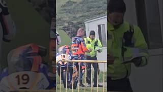 TT Rider gets nicked by POLICE! #isleofmantt #roadracing