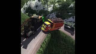 The rear of the Gran Max car was scratched #ets2
