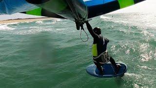 Wing foil : surfing with the Ypra S XL