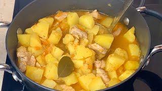 God, how delicious! I cook this way often! Just cut the potatoes! The Simplest Recipe