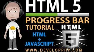 HTML 5 Tutorial Progress Bar For Progressive Javascript Events Processing or File Upload