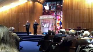 Cantor Shochet sings in Cantor's Concert at Temple Isaiah in Lafayette, CA