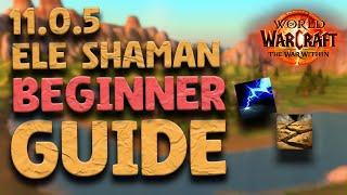 11.0.5 Ele Shaman Beginner M+ Build Aftershock/Echoes | The War Within